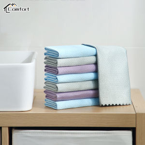 ผ้าเช็ดจาน รุ่นพรีเมี่ยม 2 ชิ้น ผ้าทำความสะอาด ผ้าเช็ดโต๊ะ หนาพิเศษ สำหรับล้างจานและเช็ด ไม่ติดมัน 20 วันการทำงาน