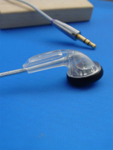 Single Side Nylon Braided Cable Earphone Earplug Style with Bluetooth Line Control Tensile Resistant Music Wired Headset