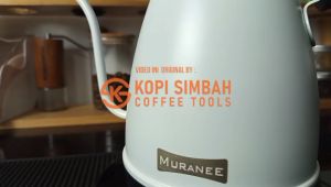 Electric Artisan Goose Neck Kettle MURANEE 1 Liter Stainless Steel Teko Ketel Kopi Leher Angsa Pour Over Manual Brew