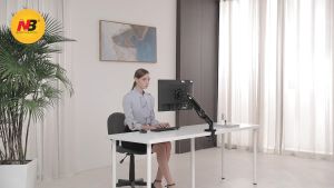 NB North Bayou Computer Monitor Arm Stand F80 for 17-30" 2-9kg
