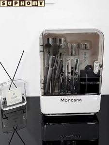 Makeup Organizer with Divider Clear Storage Cabinet Large capacity Products Cosmetic Storage 化妆柜 Detachable storage box