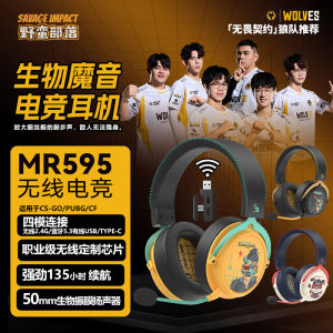 Double Flying Swallow Wild Tribe MR595 Wireless Bluetooth Quad Mode Overhead Gaming Headset for Esports And Fearless Contract