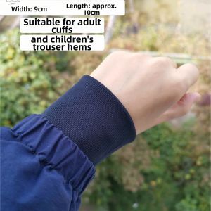 Jiaxun | Thin Ribbed Stretch Cuff Fine Knit Seamless Adjustable Cuff Sleeve Replacement