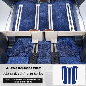 HONGSHENGBAILI | OEM Fitting Alphard/Welfull Starry Plush Foot Pads