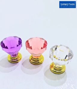 Sangthaifitting มือจับพลาสติก ปุ่มจับ HPHP-25 ปุ่มมือจับเพชร 25 มิล