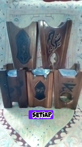 Tempat Bakaran Dupa Kayu Jati Antik MABKHARA Mini