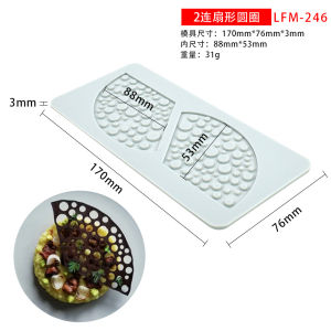 New Various Leaves Geometric flower Silicone Cake Lace Mold Cake Decorating Tool Border Decoration Lace Mold kitchen Baking Tool