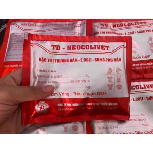 TĐ NEOCOLIVET (50g) chống thương hàn tiêu chảy ecoli cho gia súc gia cầm