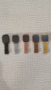 Infinitytime Jam Tangan LED Watch JSS4043 Magnet Pasir Digital Cowok Cewek Strap Rantai Pasir Stainless