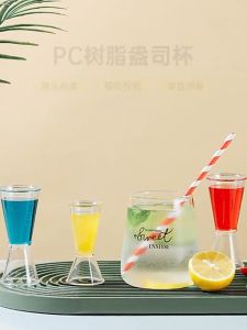 Gelas Jigger Cup 10/20 ( Takaran 10/20 ) / Measuring Cup ( Jigger Acrlic 10/20 ) / Jigger Gelas Takar / Jigger Gelas Takaran Kecil / Sloki Takaran MLH X05