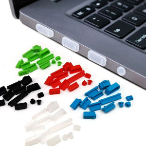 16 Chiếc Đa Năng Silicon Chống Bụi Cắm Có Cho Laptop Cổng USB HDMI RJ45 Giao Diện Chống Nước Chặn Chống Bụi