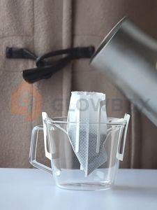 50 ชิ้น กรองผงกาแฟ ดริปกาแฟ ถูกช่วย ถุงกรองกาแฟ พร้อมที่จับ 50 ชิ้น ถูกพกพา ครั้งหนึ่ง แพ็ค