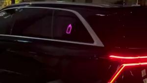 KEVANLY | Car Bottle Light Atmosphere Light Solar Warning Light Wireless Decorative Light LED Triangle Window Rear Window Car Fun