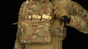 Oiking DOPE Tactical Hanging Pouch Detachable Design Multiple Usage Modes US Cordura Fabric Adapt To Molle System Chest Rig/Vest for Outdoor Wargame Hunting Equipment