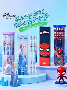 Disney | Toxic-free Spider-man and Elsa themed Pencils with Eraser
