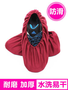 Thickened Polyester Cotton Shoe Covers Indoor Non-Slip Washable Home Dustproof Foot Covers for Adults Students And Children