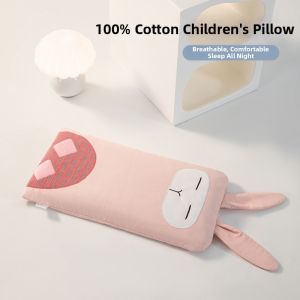 BEIPIN | Cotton Embroidered Buckwheat Natural Pillow 1-3 Years Baby Toddler Sleep