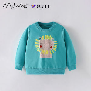 Áo Nỉ Trẻ Em Malwee Cổ Tròn Dài Tay Thường Ngày Thời Trang Thu Đông Mới Cho Trẻ Em Cỡ Nhỏ Và Trung Bình