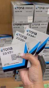 ลวดเข้าเล่ม ลวดเย็บกระดาษ ETONA (1000 ตัว) มีหลากหลายขนาดให้เลือก (ราคา/กล่อง) | คลังกระดาษ