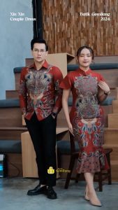 Motif Xin xin | Couple Batik Gemilang Full Furing | Batik Couple Premium | Batik Couple Terbaru