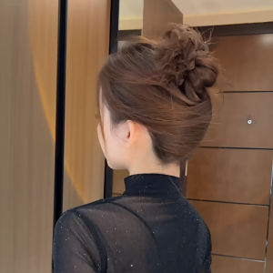 Elegant Luxurious Light Coffee Feather Hair Clip