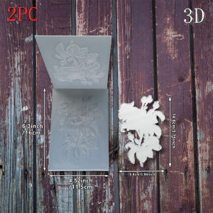 Fortune Flower: 3D embossed folder with rose pattern and matching die-cutting - suitable for making cards and scrapbooks - durab
