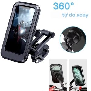 Giá Đỡ Điện Thoại Xe Đạp Chống Nước Đa Năng 2025 Xoay 360 Độ °   Giá Đỡ GPS Xe Máy Có Thể Điều Chỉnh Xoay Được Hỗ Trợ Điện Thoại Di Động Bằng Nhựa Từ Tính