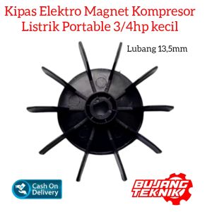 Kipas Elektro Magnet Kompresor Listrik Portable 3/4hp kecil