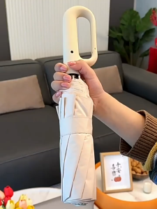 ร่มอัตโนมัติ ร่มด้ามจับแบบแขวน ร่มAutomatic เปิด-ปิดในปุ่มเดียว ใช้งานง่าย กันแดด กันฝน กันUV  มี 3 สี พับเก็บง่าย พกพาสะดวกสบาย พร้อมส่งในไทย!!