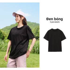 Áo Thun Bông Đậm Màu Đồng Phục Nam Nữ