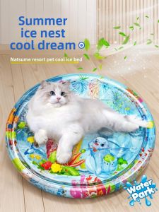 MONLEYTA | Large Size Pet Inflatable Cooling Mat Thickened Waterbed Anti-Scratch Dog Mat Cat Mat Manleyta Brand Summer Essential Pet Supplies