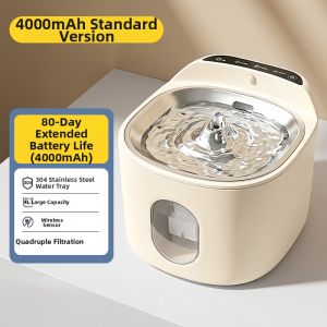 7o | Stainless Steel Smart Wireless Automatic Pet Water Fountain