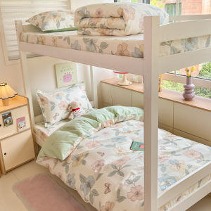 Pure Cotton Student Dormitory Bed Three-Piece Cotton Single Bedding Suit Bedroom High School and College Mattress Six-Piece Set