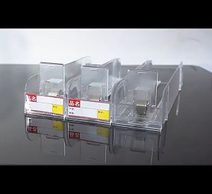 28cm Pusher Rokokok Pusher Rokok Display Rak Akrilik Dengan Pendorong 1 Baris