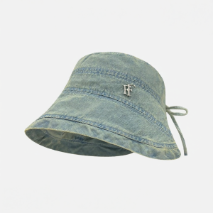 Face Slimming Sun Protection Hat Long Visor Denim