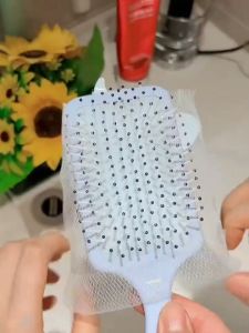 🇸🇬LOCAL STOCK Reusable Air Cushion & Curling Comb Cleaning Net 🪮