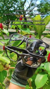 Kacamata Fashion Lensa Transparan / Hitam Terbaru Free Box Berkwalitas Baik