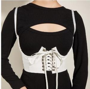 Áo Ngực Bó Sát Tagkita Dành Cho Nữ Áo Ngực Bó Sát Bó Sát Bó Sát Ngực Và Eo Chất Liệu Khác Màu Trơn Thường Ngày