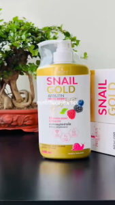 Sữa Dưỡng Thể Snail Gold Arbutin Mixed Berry Body Lotion 500ml - Dưỡng Trắng Cấp Ẩm Da Trắng Mịn