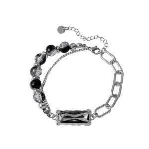 Voyage สร้อยข้อมือลูกปัดผู้ชาย นักเรียน เครื่องประดับแฟชั่น สไตล์เกาหลี โซ่มือ Retro รู้สึกความรู้สึกเกรดสูงสําหรับผู้หญิง