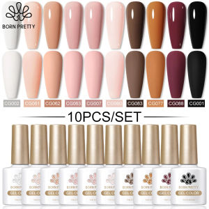 อุปกรณ์ทาเล็บเจลเคลือบเงาเจลเคลือบเงาแบบเต็มจอ UV สำหรับ 10 ชิ้น สำหรับ ทำเล็บสีน้ำตาล