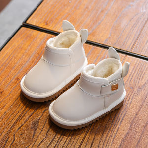 Thickened Winter Snow Boots for Babies Girls Childrens Warm Cotton Shoes Toddler Boys And Girls Footwear Ages 1 to 3