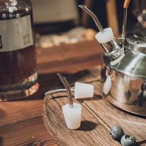 Outdoor Camping Silicone Stainless Steel Coffee Pot Spout Portable Hand-Poured Water Pot Fine Spout Drip Coffee Utensils