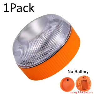 LED Car Emergency Light V16 Flashlight Magnetic Induction Strobe Road Accident Lamp Beacon Safety Accessory(AAABattery Powered