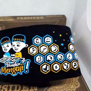 Peci Anak Gambar Kartun Si Kembar Sablon Berkualitas Bisa Bayar Di Tempat / COD