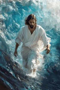 Acrylic Paint By Numbers Jesus Walking on Water Painting By Numbers on Canvas Coloring By Number for Adults Paint Digital Art