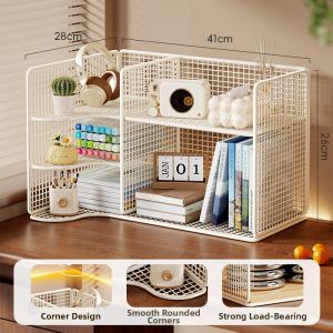 evesigar | Corner Bookshelf Multi-level Organizer