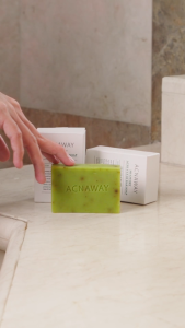 ACNAWAY Mugwort Acne Clear Bar Soap - Sabun Organik Natural Acne Soap untuk Jerawat Badan Tanpa Paraben & Alkohol with Sulfur Calamine Herbal