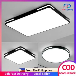 RIDI Tri color Dimmable ceiling light LED Ceiling Light Living Room lamp bedroom Lights Lighting Fixture Ultra-thin Ceiling Lamp for Dining Table for Ceiling warm white Save electricity costs Mga ilaw sa silid -tulugan mga ilaw sa sala