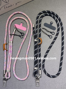 สายโซ่โทรศัพท์มือถือแบบปรับได้ระดับไฮเอนด์สำหรับผู้ชายและผู้หญิง สายสะพายข้างสำหรับเดินป่าแบบป้องกันการสูญหาย